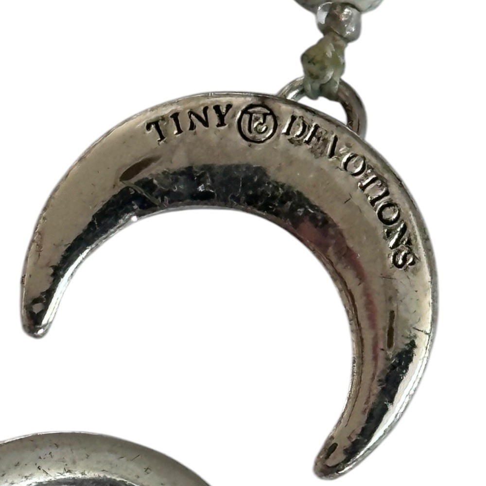 True devotions 31” howlite bead necklace natural pink Quartz teardrop pendant. - Picture 4 of 14